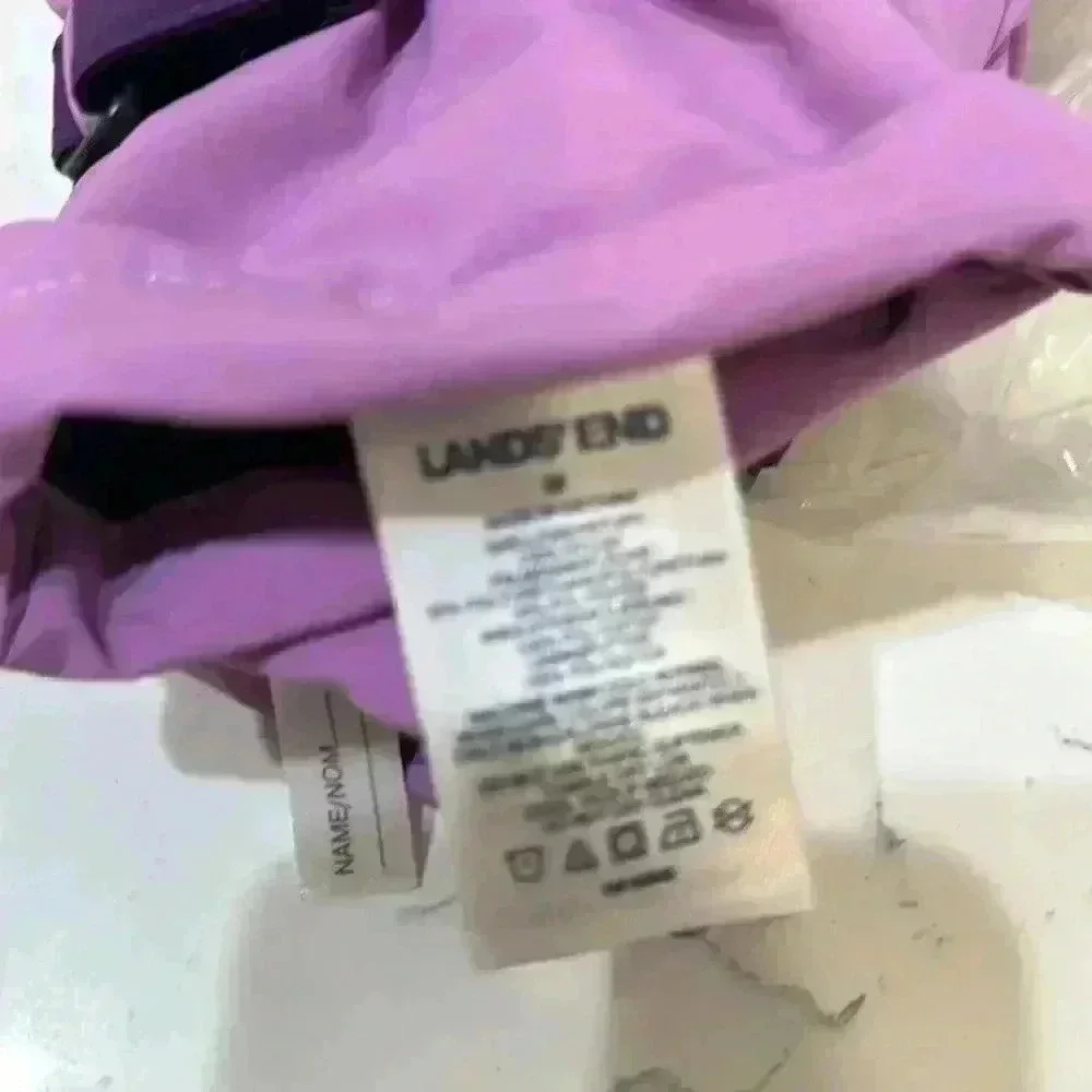 Lands’ End Women Purple Medium Gloves NEW